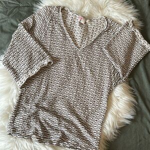 A n t h r o p o l o g i e • Textured bell sleeve tee